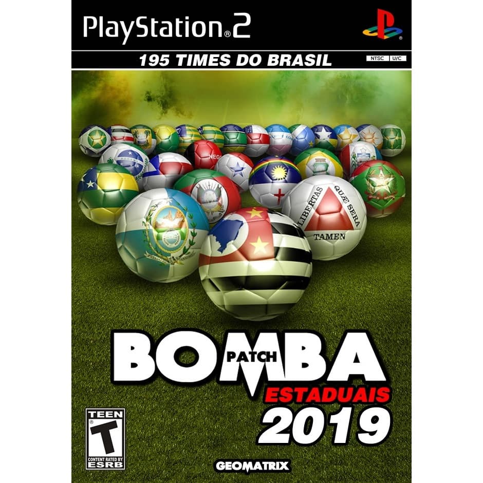 ⚽ Bomba Patch Estaduais PS2 - Todos Campeonatos Estaduais do Brasil - Jogo de Futebol Para PlayStation 2 Desbloqueado