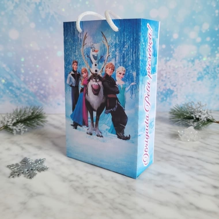 FROZEN Sacolinha P Sacola Surpresa Lembrancinha para Festa
