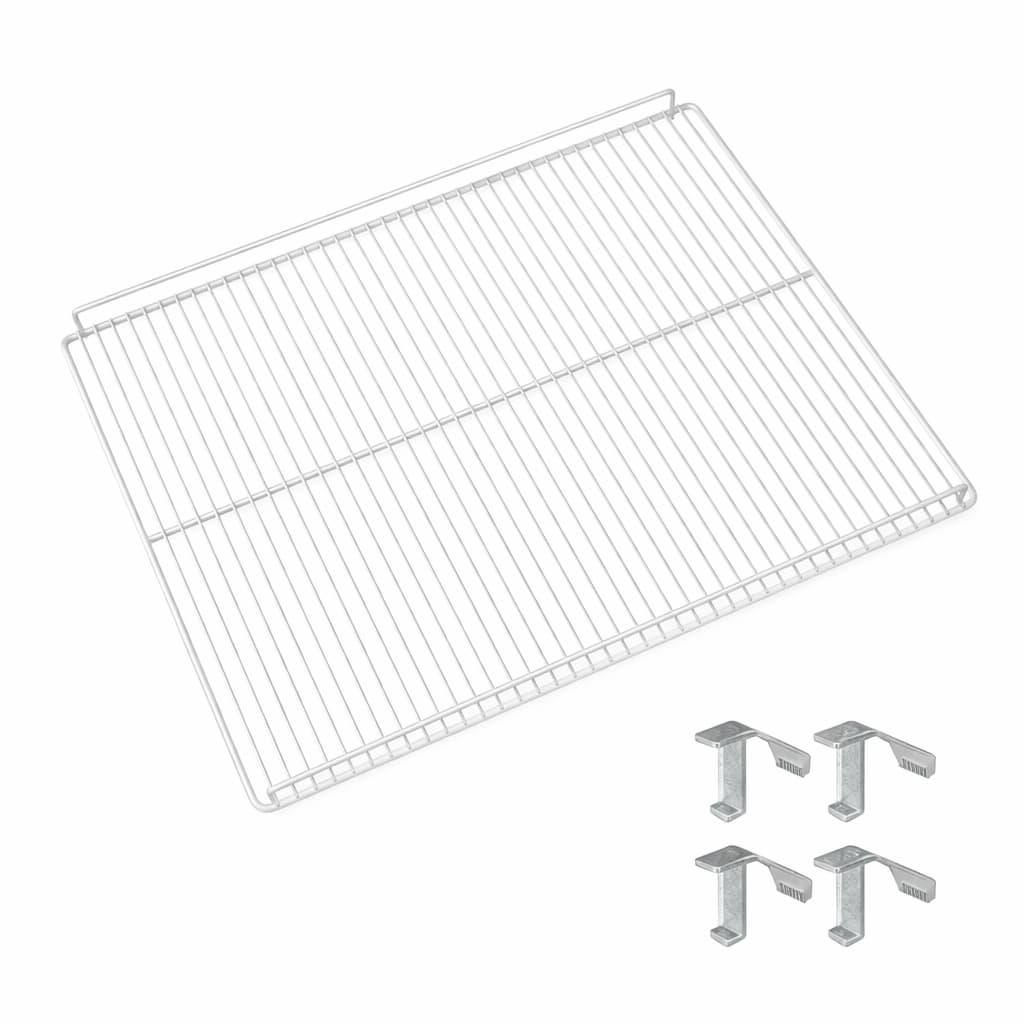 Kit 2 Grades Prateleira Gelopar 54x45 Gptu 37/40/410 + 8 Suportes