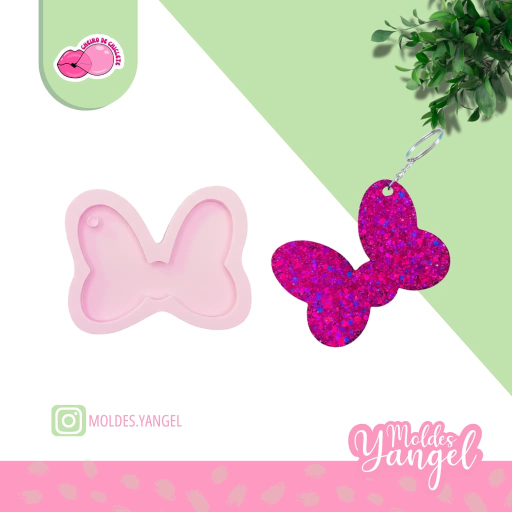 Molde Laço Minnie para Resina