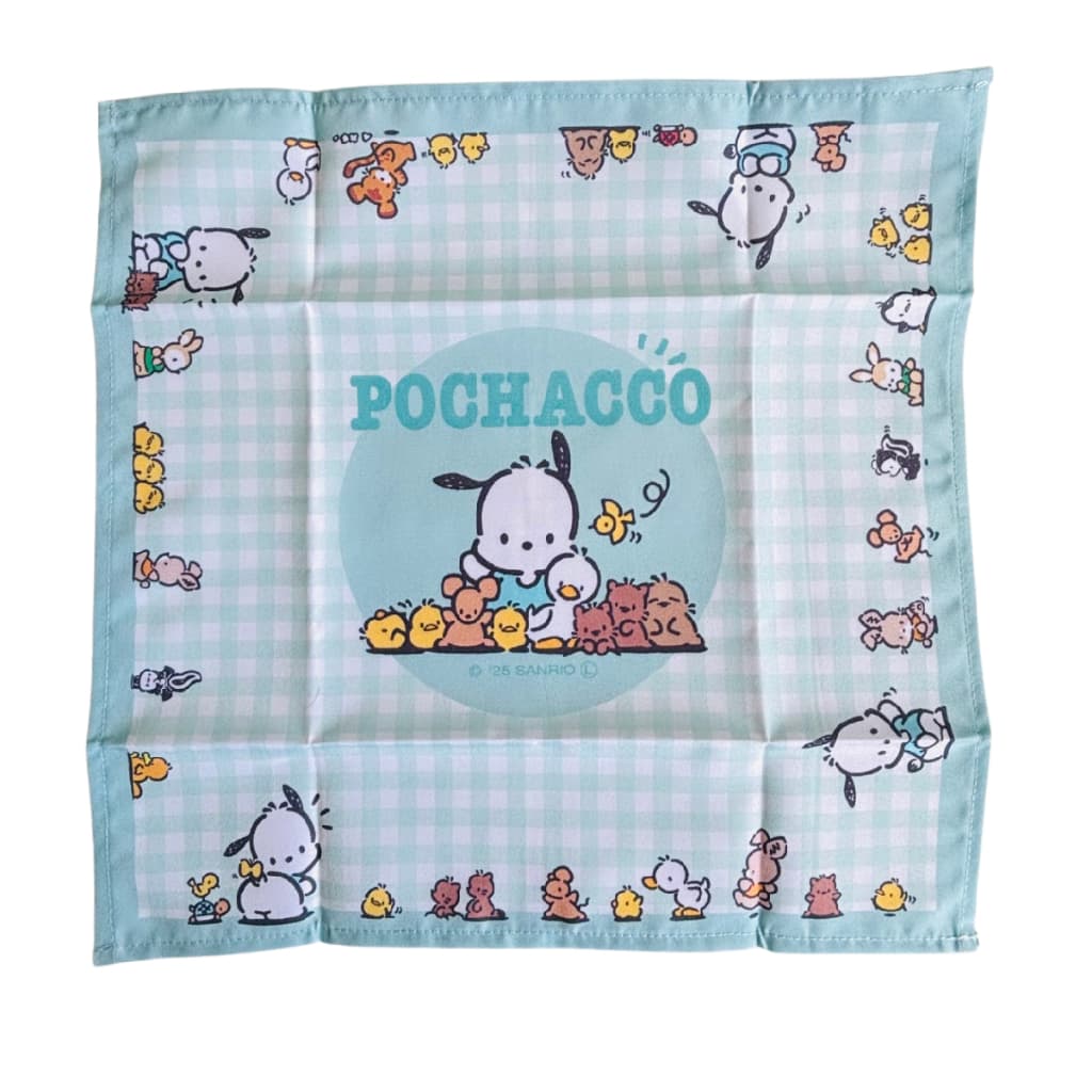 Lunch Cloth - Toalha Paninho p/ Amarrar Marmita Bento - Pochacco 33x33cm