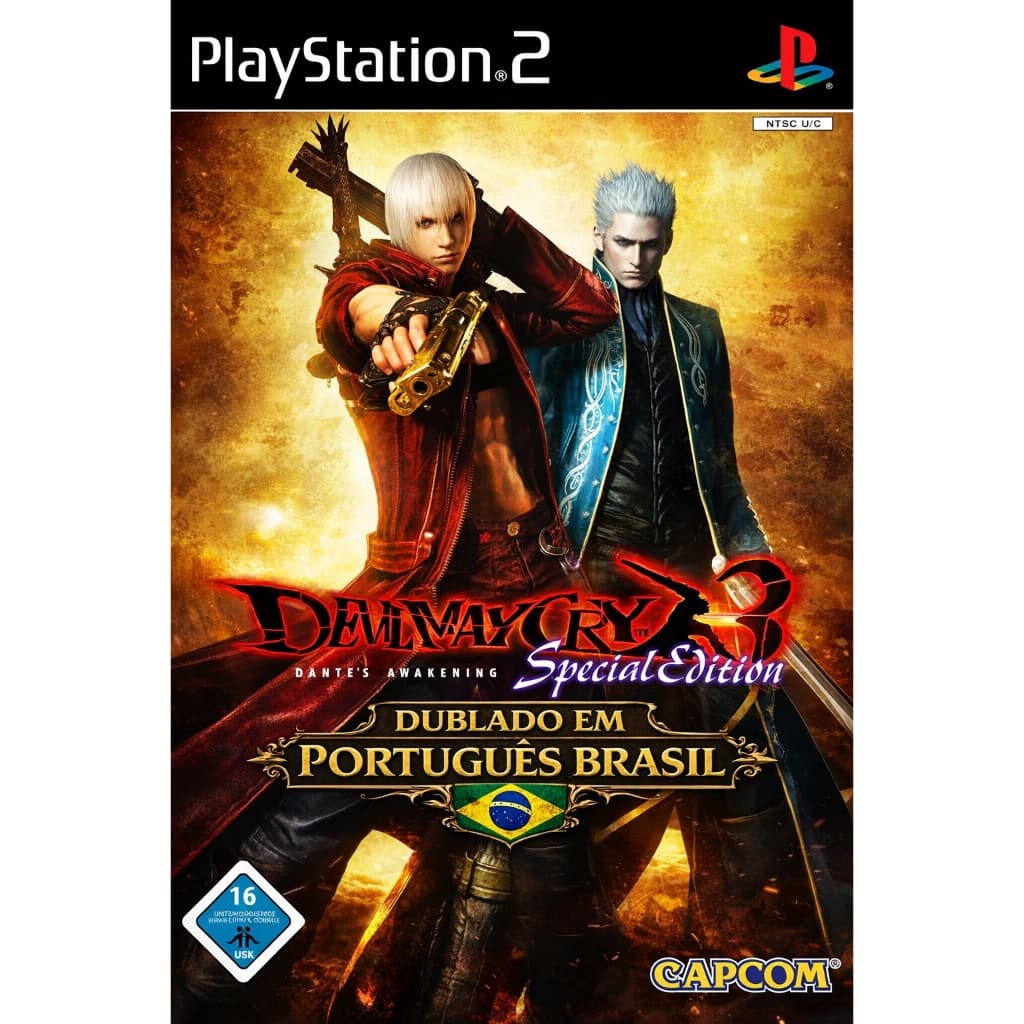 ⚔️ Devil May Cry 3 Dante’s Awakening Special Edition Dublado PT-BR PS2 DVD Jogo de Ação PlayStation 2 Desbloqueado