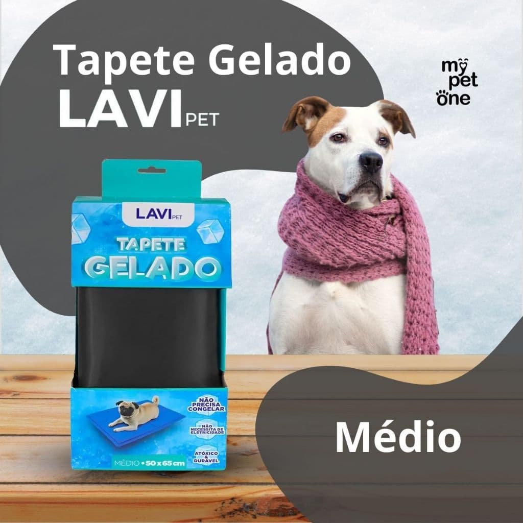Tapete Gelado Refrescante para Cães Médio 50x65cm Lavi Pet | Anti Calor | Conforto para o Pet
