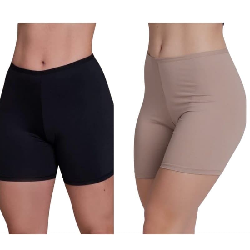Kit com 3 Shorts Segunda Pele Feminino Adulto