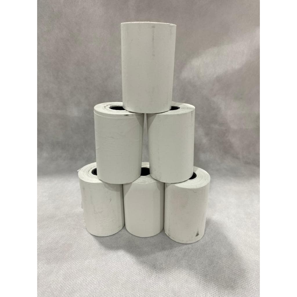 BOBINA PAPEL TÉRMICO 57X20 PACOTE CONTÉM 6 UNIDADES