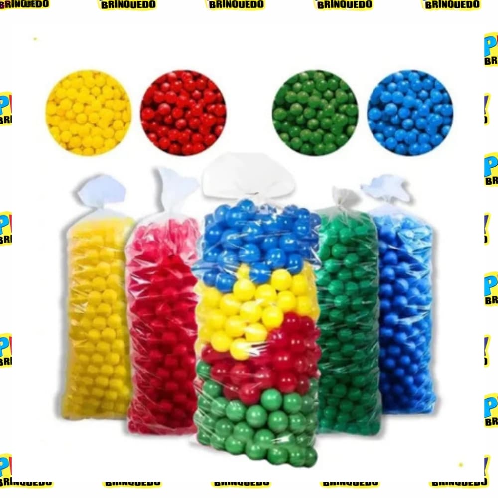 500 Bolinhas para Piscina Infantil Coloridas Play Brinquedo PROMOÇÃO