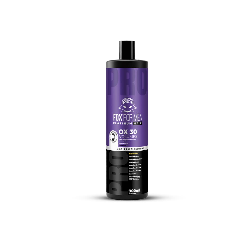 Água Oxigenada (OX) 30 1lt - FOX FOR MEN