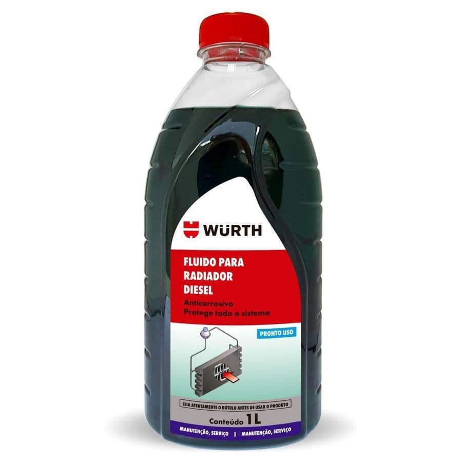 Wurth - Fluido para Radiador Diesel 1L (Pronto para uso)
