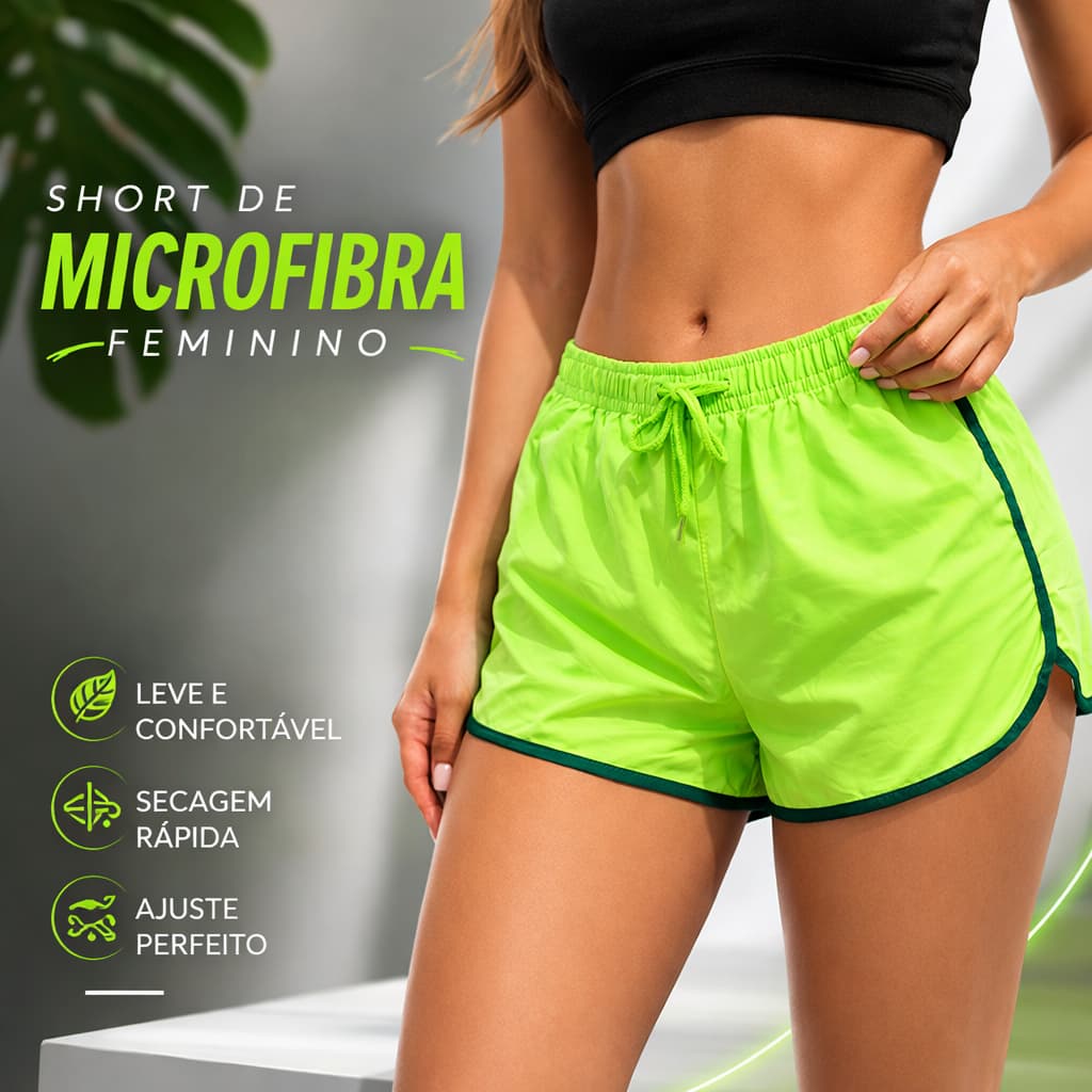 Short de Micofibra Feminino