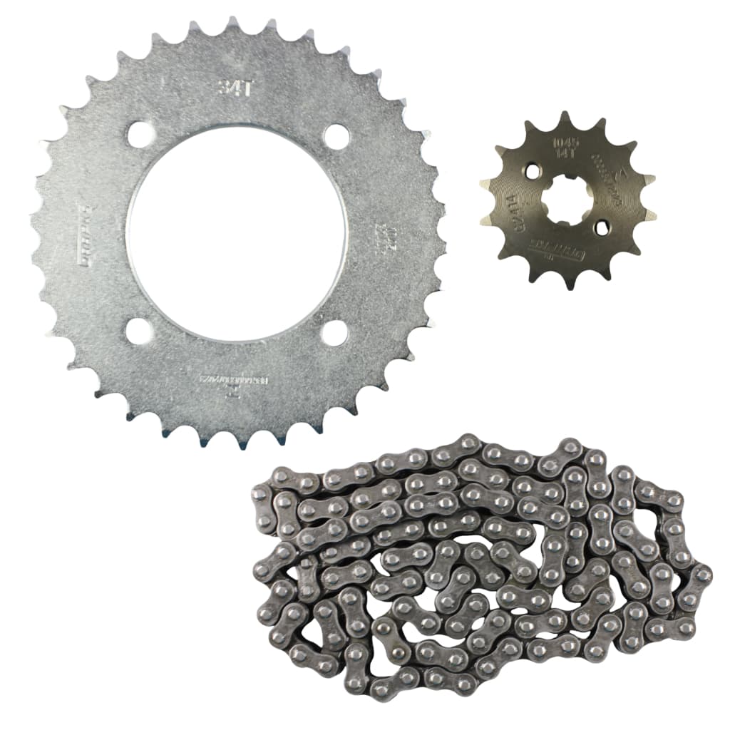 Kit Relação Transmissão Moto Biz 125 Todos os Anos Aço 1045 Original Honda Envio Rápido Grapks