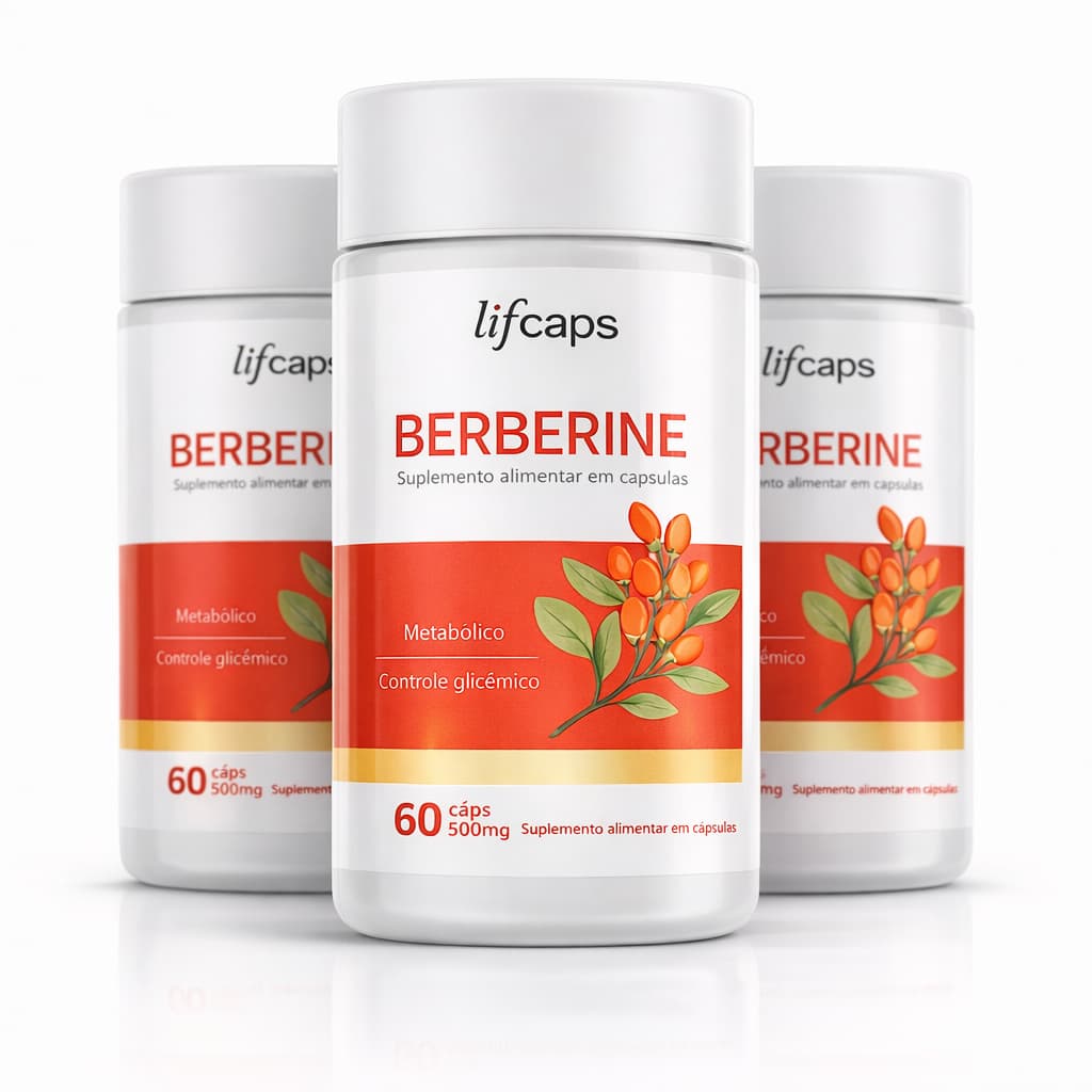 Suplemento de Berberina em Comprimidos 500mg - Alta Concentração e Absorção | Berberine