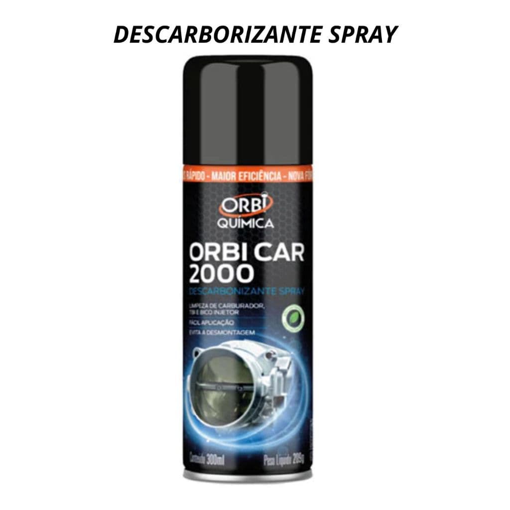 Descarbonizante Orbi Car 2000 - Limpeza de Carburador TBI Bico Injetor 300ml