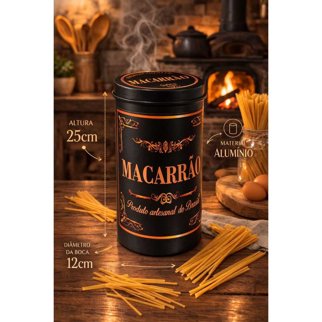 Pote para Macarrão em Alumínio 2200ml