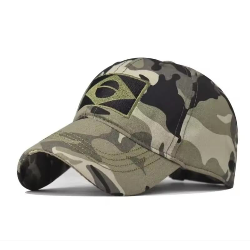Boné Masculino Ajustável Bordado Casual Baseball Cap Proteção Solar Outdoor