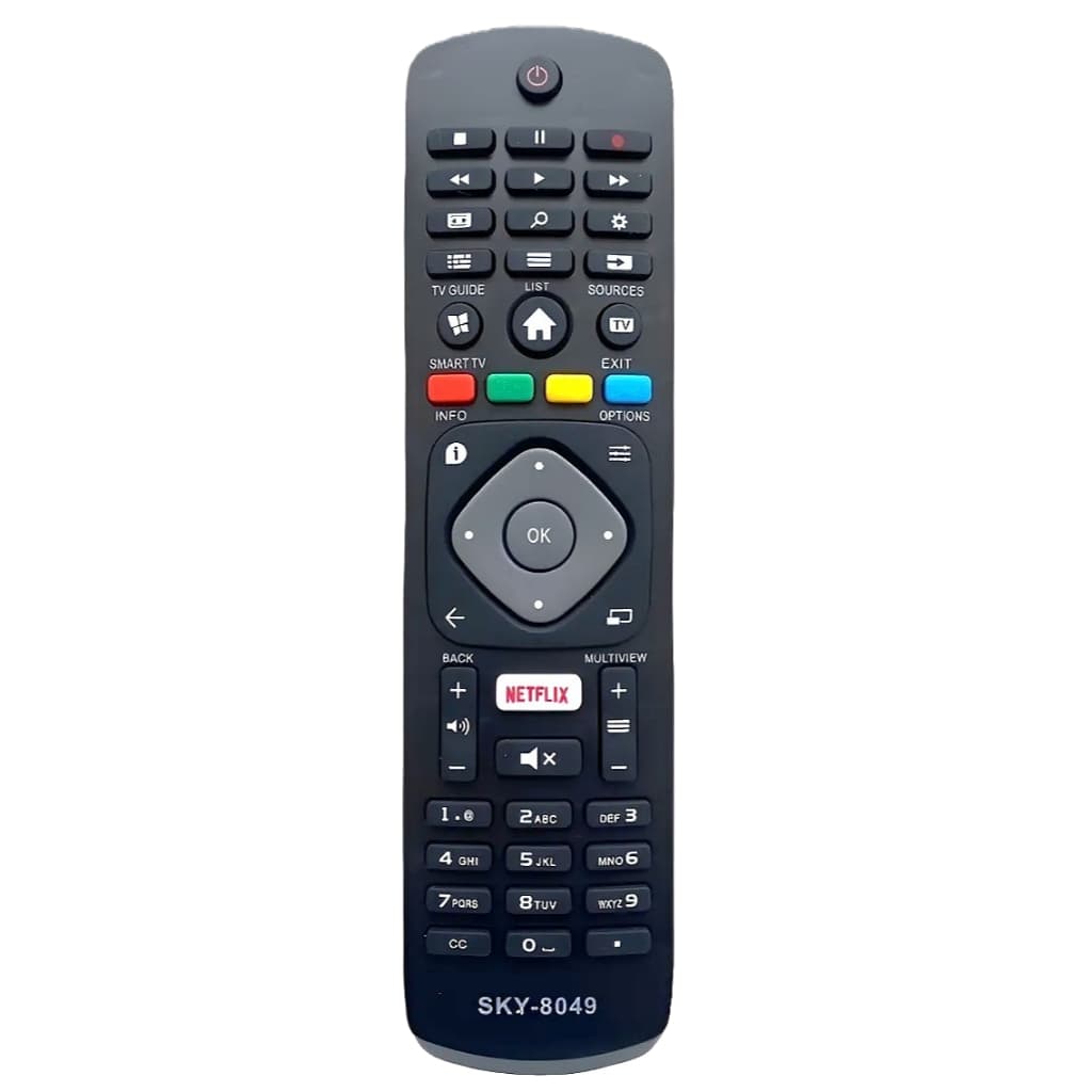 Controle Remoto para TV Philips Smart 4K LCD LED Função Netflix