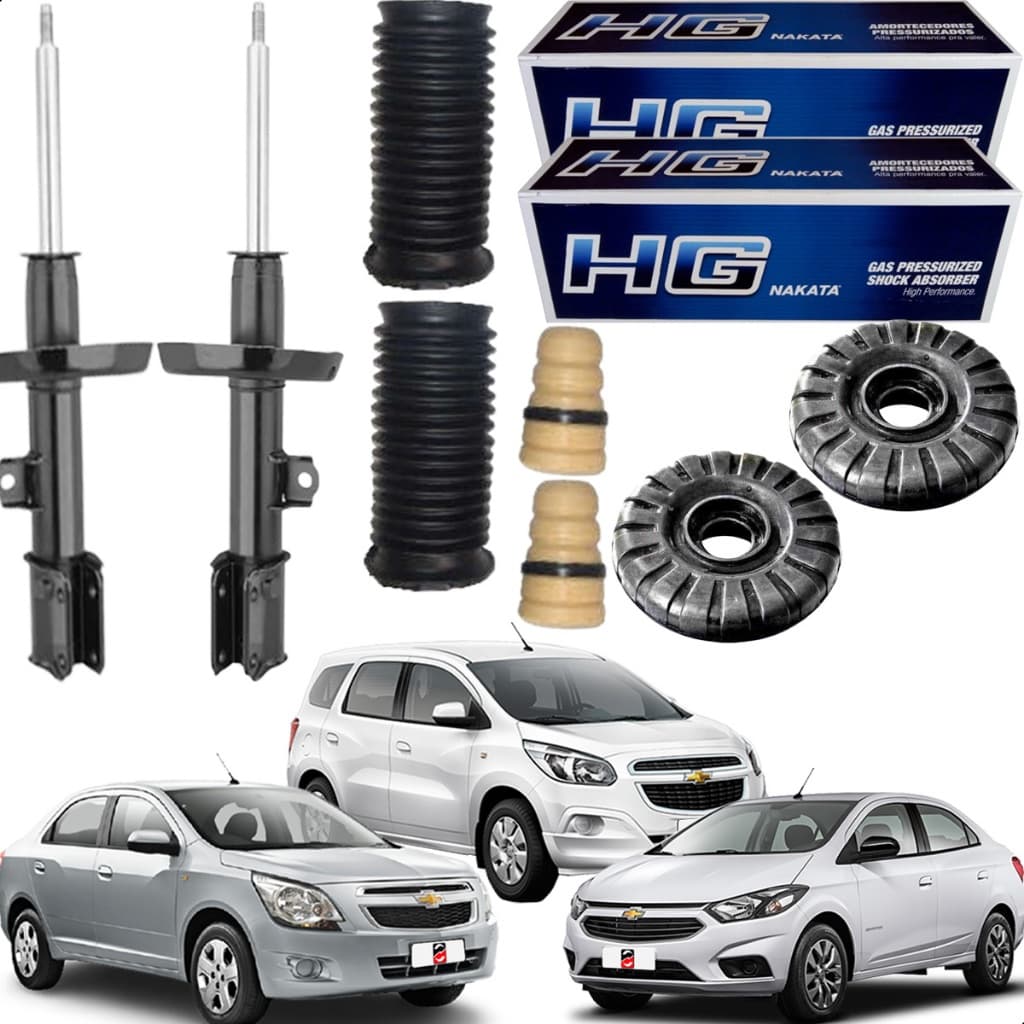 Kit amortecedor Dianteiro Original Nakata Cobalt Onix Spin