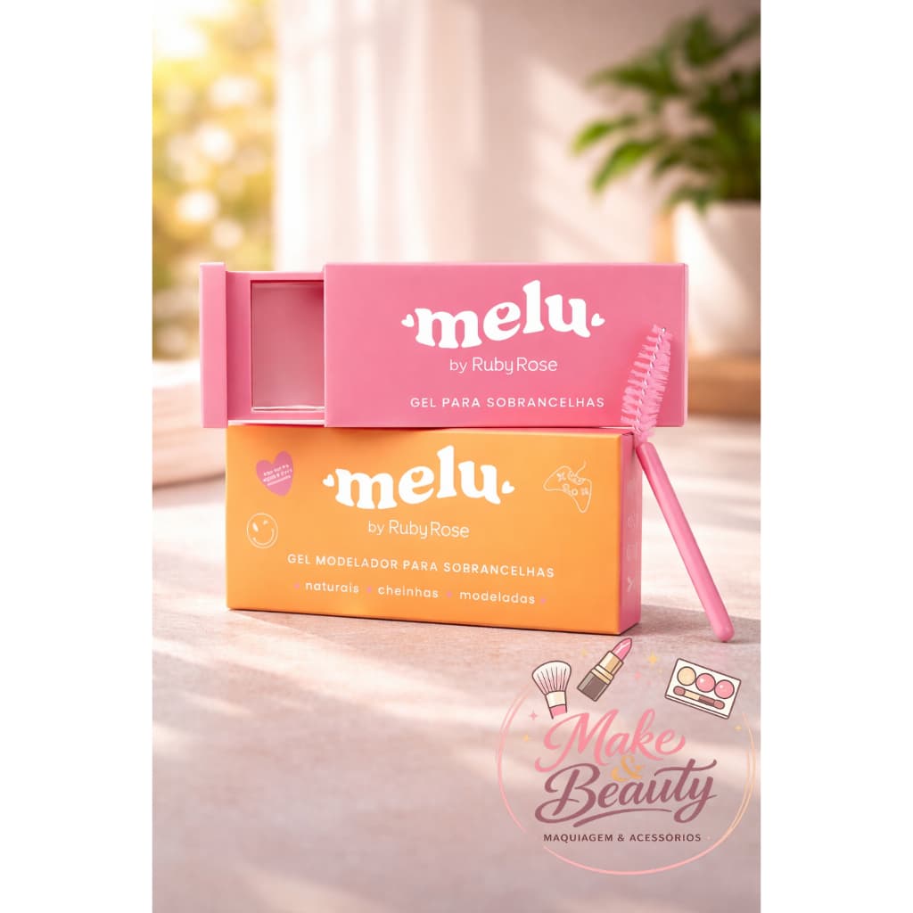 Gel Modelador Incolor Sobrancelhas Melu Ruby Rose HB-F518 10g – Alta Fixação