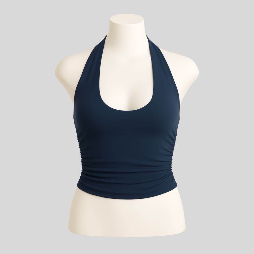 Top Cropped Feminino Frente Única Suplex Franzido Moda Fitness Academia Caimento Perfeito