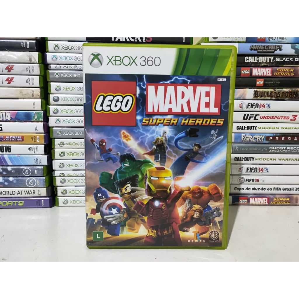 Lego Marvel Super Heroes Xbox 360 Original Mídia Física