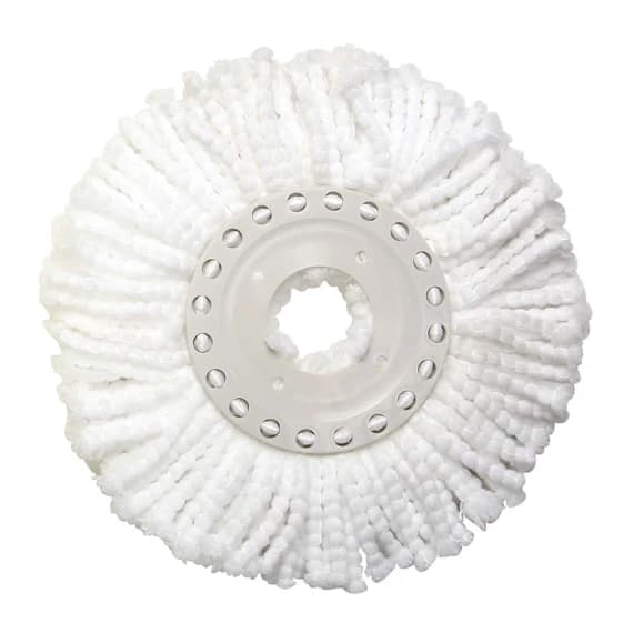 Refil para Esfregão Mop Limpeza Prática Mor - Reposição em Microfibra - Diâmetro 16cm (Exceto Pocket)