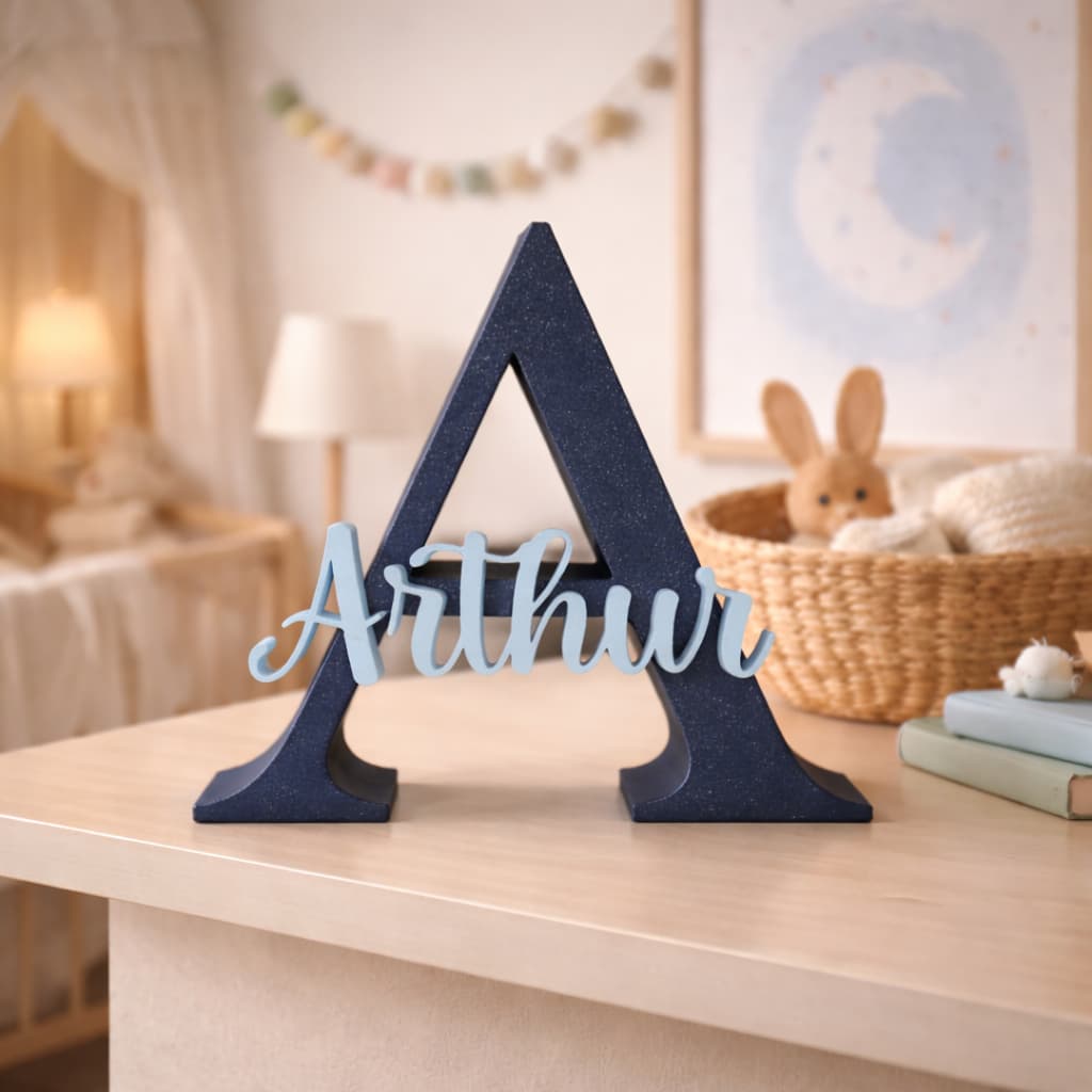 Envio rápido | Letreiro Nome Personalizado 3D | Decoração Quarto Infantil | Festa | Entrada de Maternidade