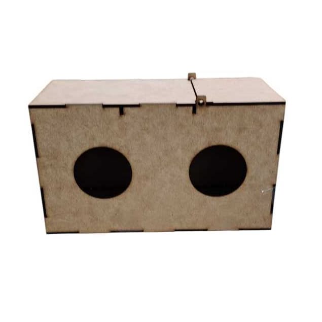 Casinha ninho em mdf 3mm para calopsita