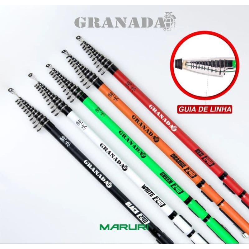 vara de pesca para micro 2,40 ultra light