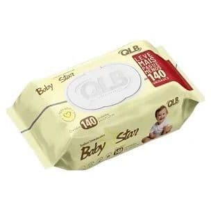 Toalha Umedecida Baby Star Extra Suave Pacote c/140 Unidades