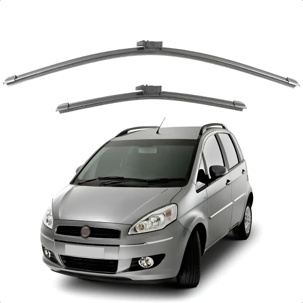 Par Palhetas Limpador De Para-brisa Fiat Idea Adventure
