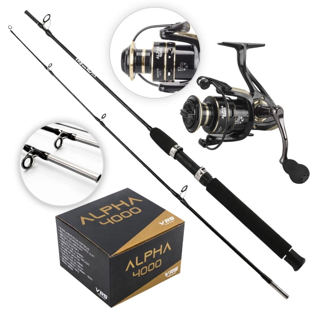 Vara Pesca 15-30lb + Molinete 4000 13 Rolamentos