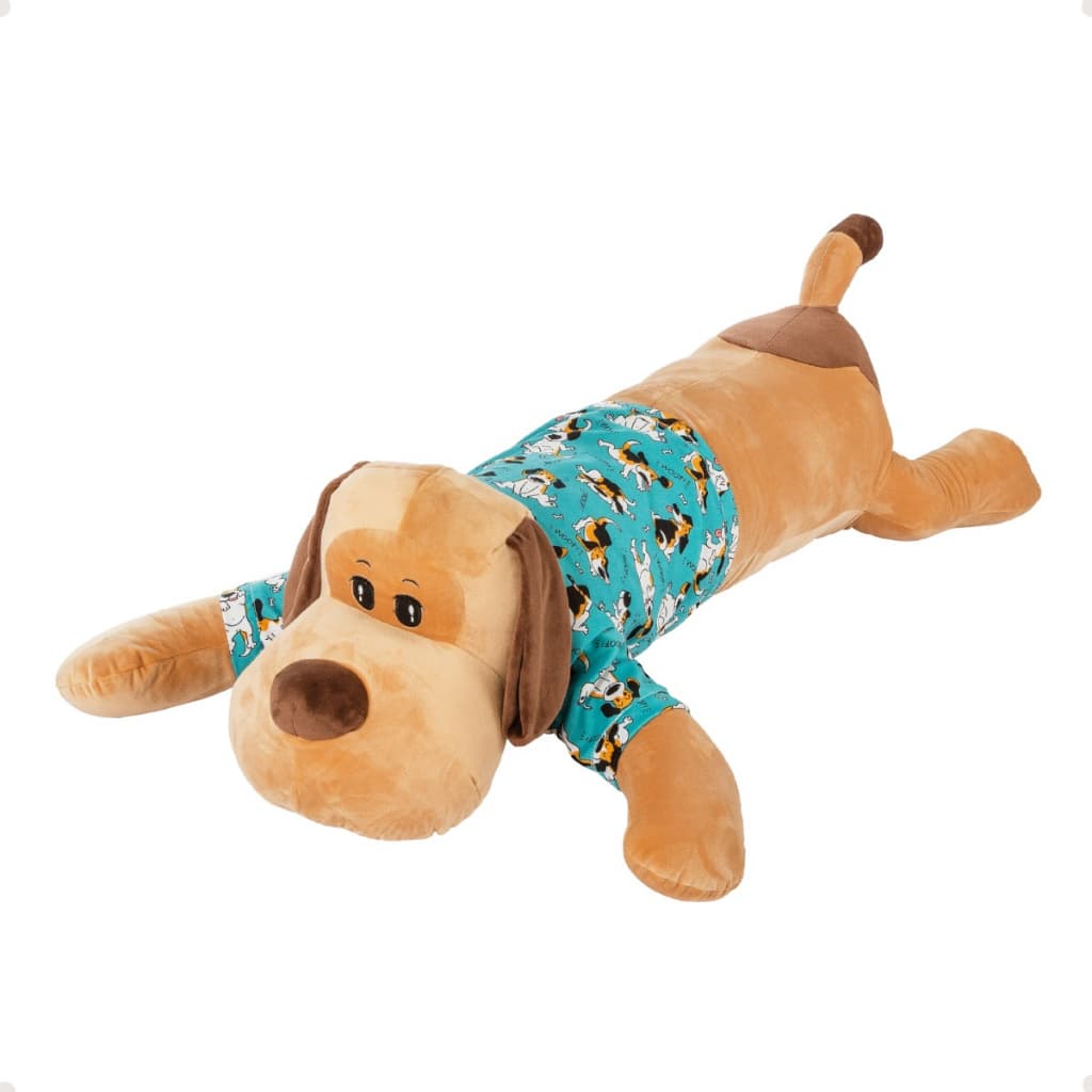 Xuxão Pelúcia Dog 1,10m Macio Travesseiro de Dormir Gigante Antialérgico