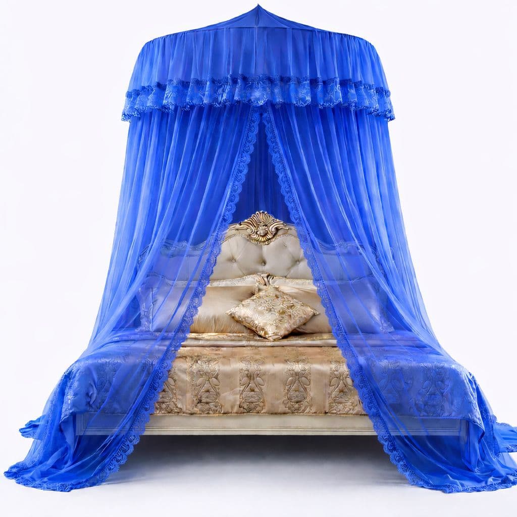 Mosquiteiro Indiano Universal Casal Gigante Luxuoso Box queen Super King 14M