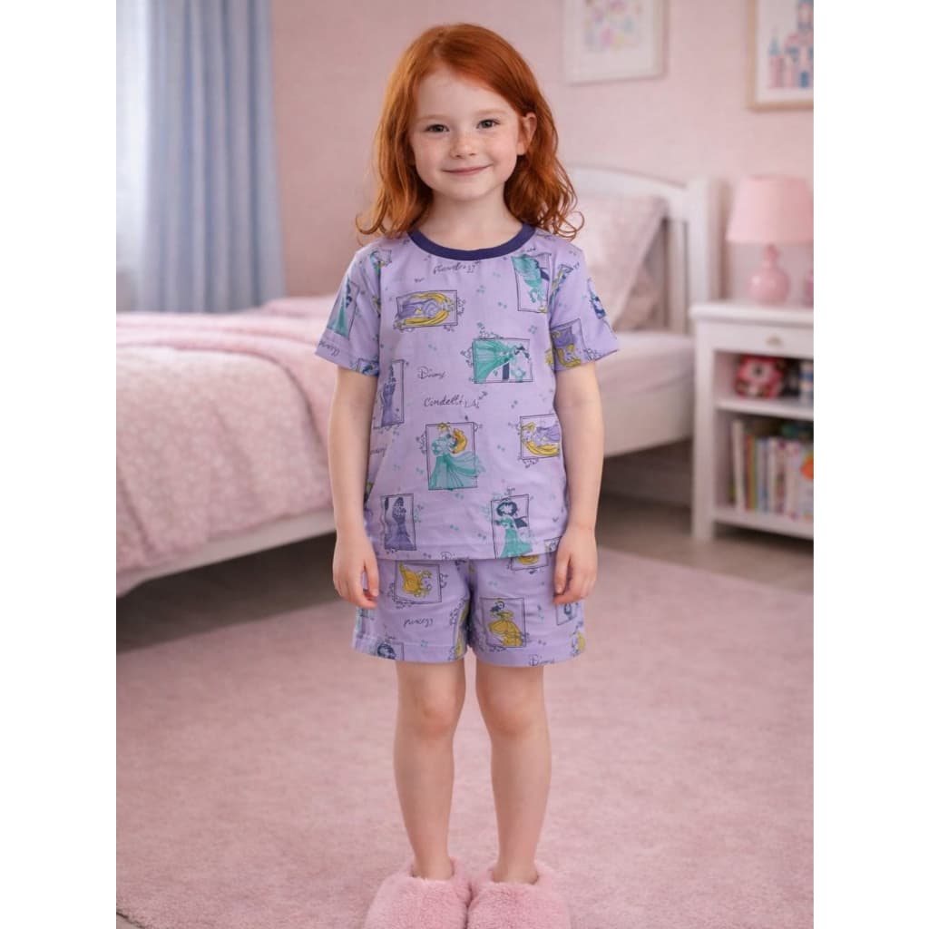 Pijama Curto Menino Menina Infantil Confortavel Estampas Divertidas Pijama Verão idade 1 ao 12 Anos