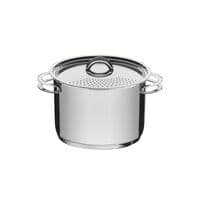 Espagueteira Tramontina Solar em Aço Inox com Fundo Triplo Tampa e Alças Ø 24 cm 7,7 L