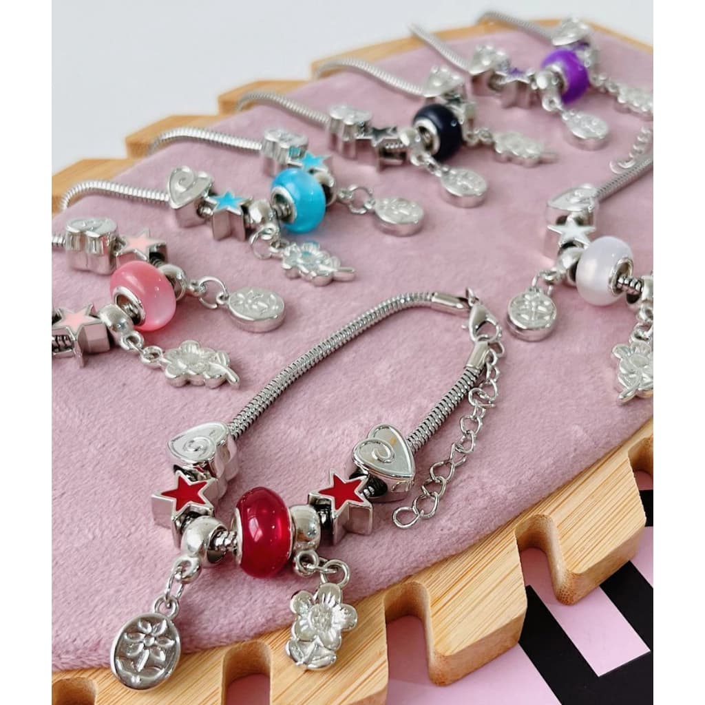 Pulseira Berloque Inspiração AÇO INOX - Estrela