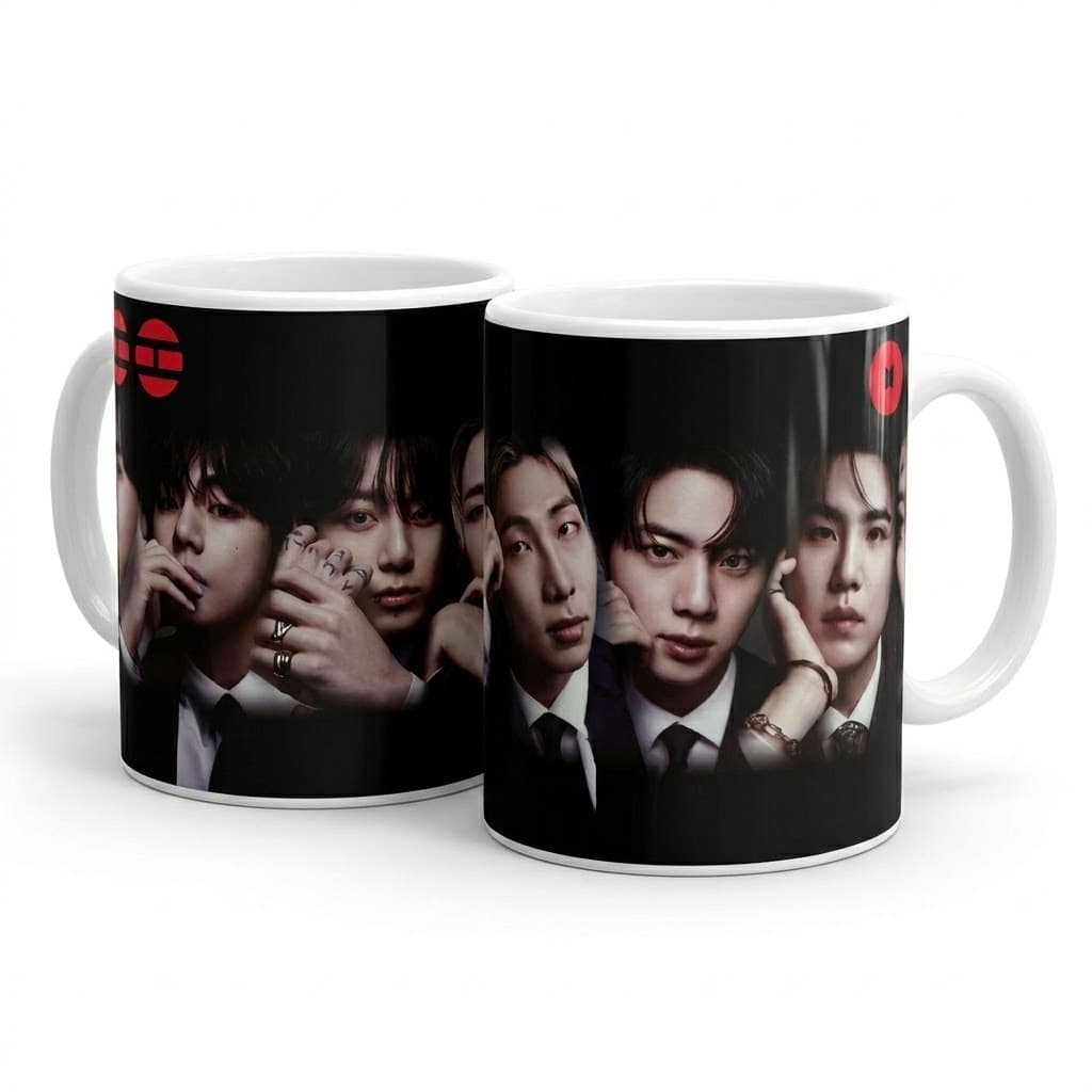 Caneca Personalizada BTS World Tour Arirang – Edição Especial 325ml