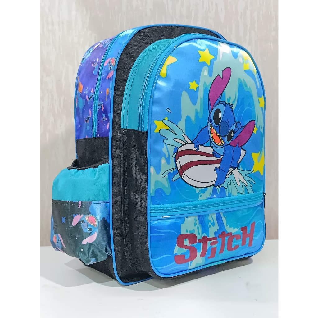 Mochila Escolar Infantil Stitch Mascolino