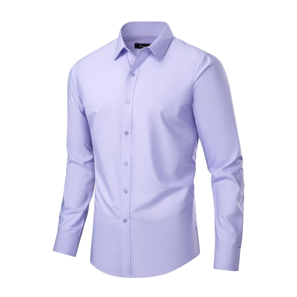 Camisa Masculina de Microfibra com Algodão Conforto com Estilo Slim Fit