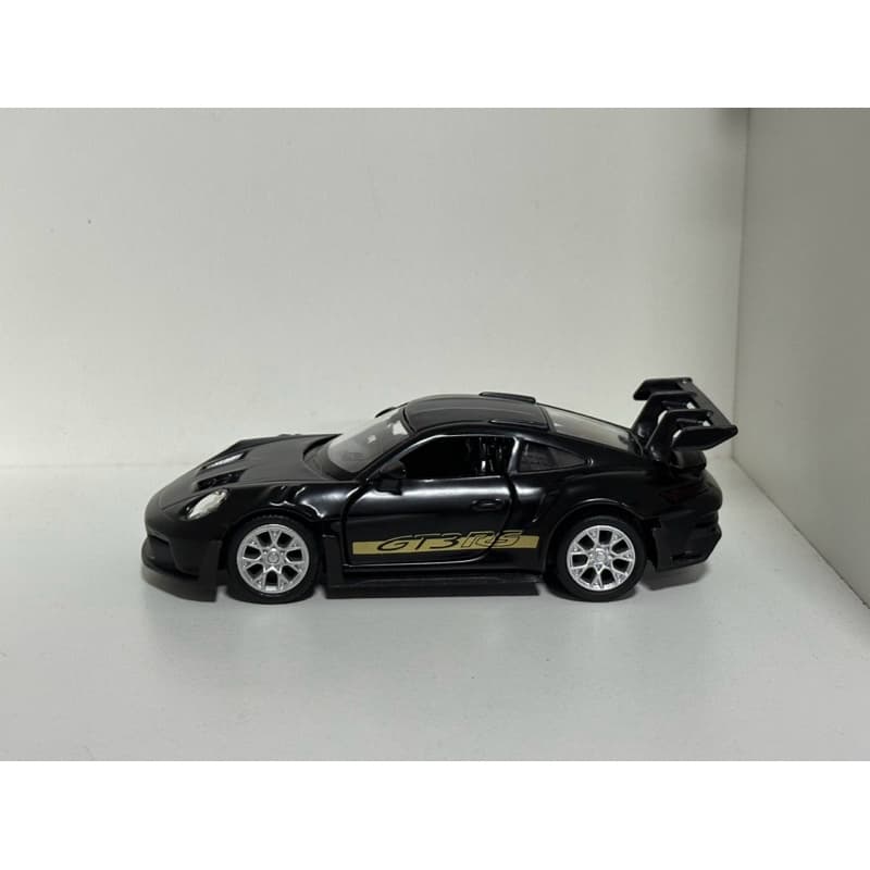 Miniatura Porsche 911 GT3 RS Carrinho Esportivo De Metal Fricção Abre As Portas Miniatura Metal Coleção