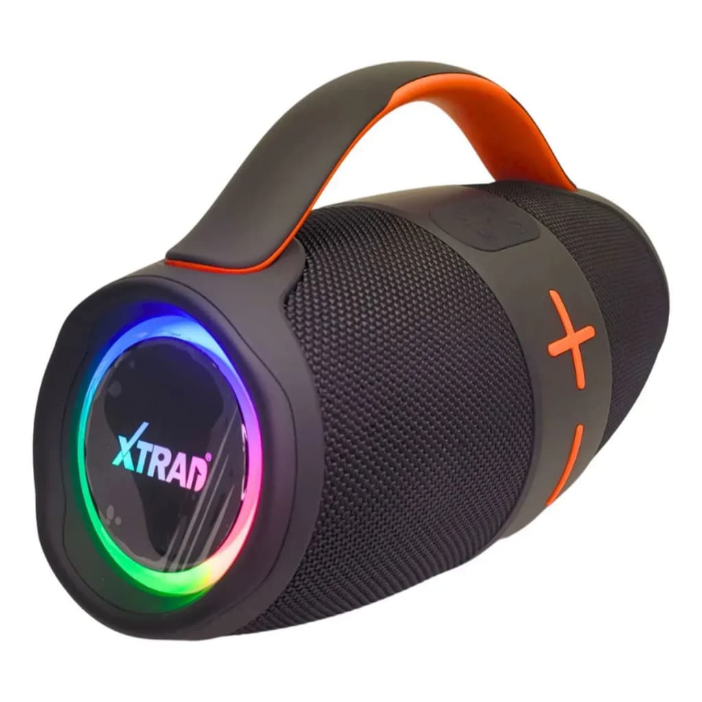 Caixa de Som Bluetooth Portátil RGB Potente + Grave Forte | À Prova D'Água | Bateria Longa