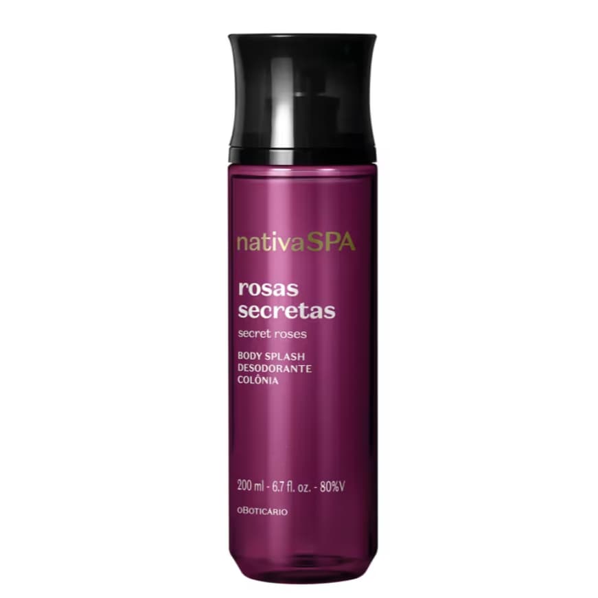 Body Splash Nativa Spa Rosas Secretas 200ml