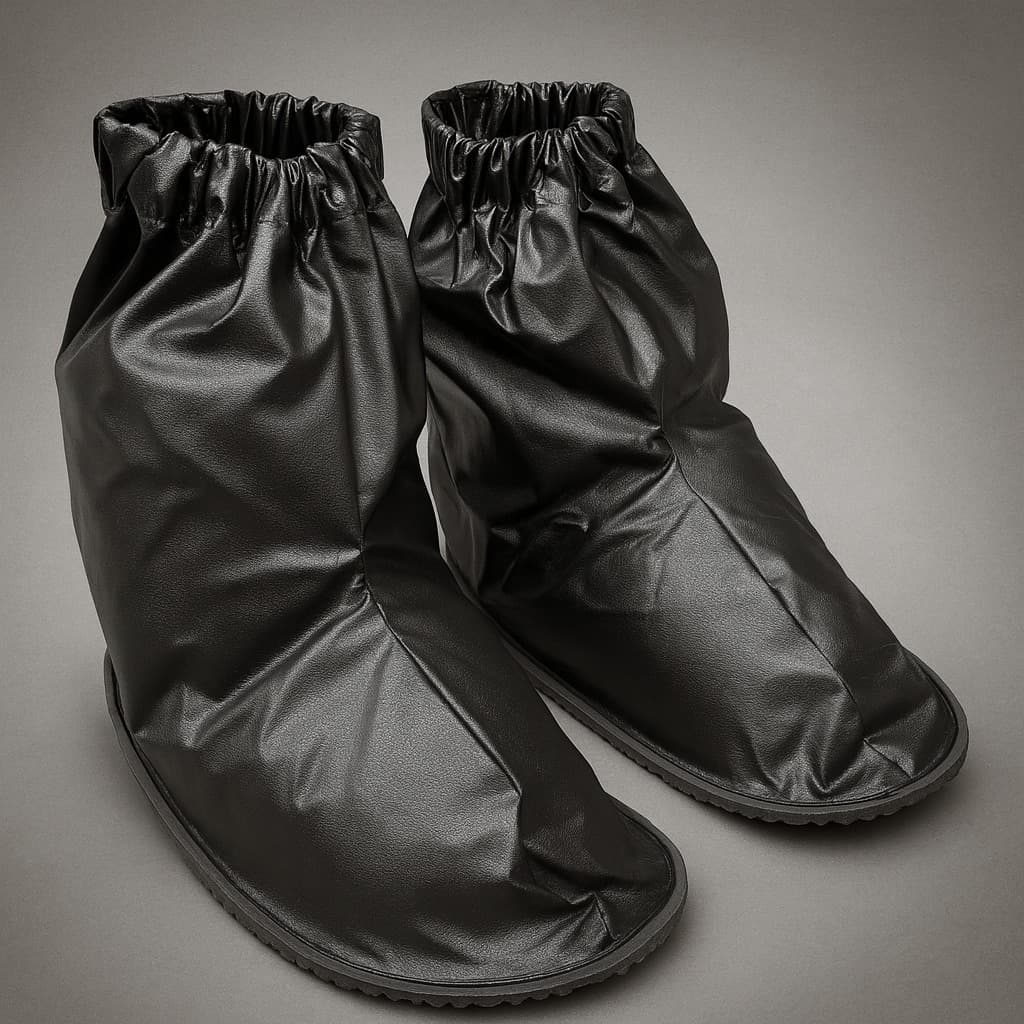 Bota Polaina Impermeável Galocha de Proteção para calçado na Chuva Motociclista Motoboy