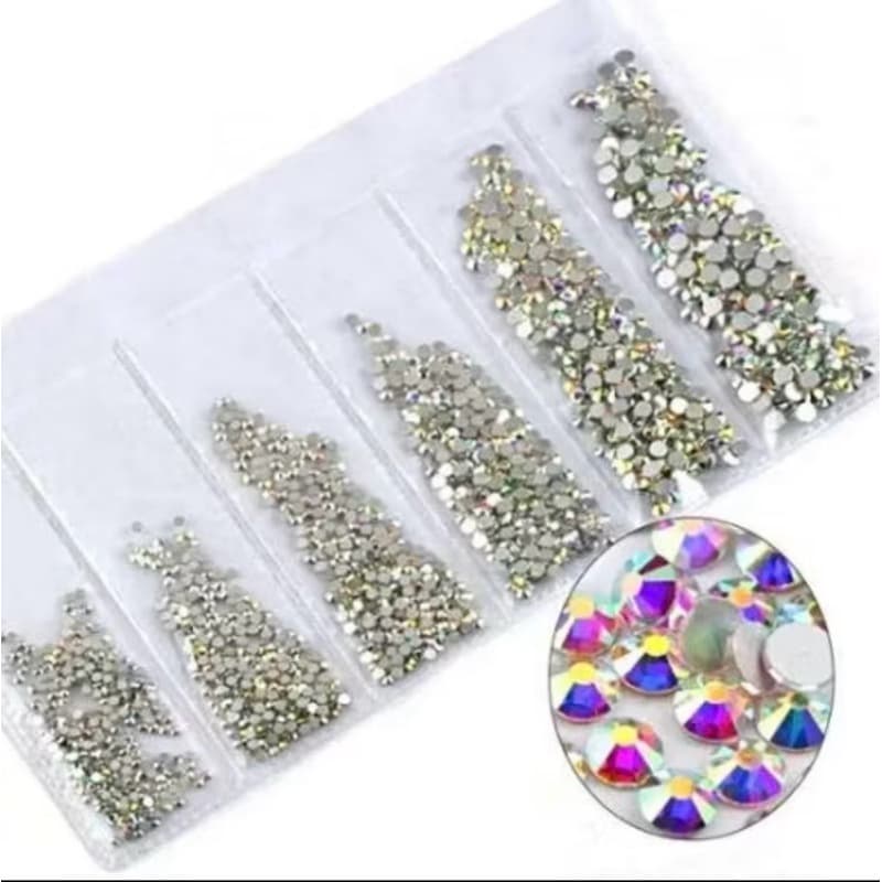 kit 1440 pcs Strass p/ Decoração de Unhas e Outros