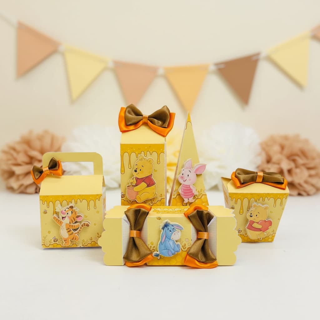 Kit Festa Ursinho Pooh Lembrancinha Aniversário Infantil