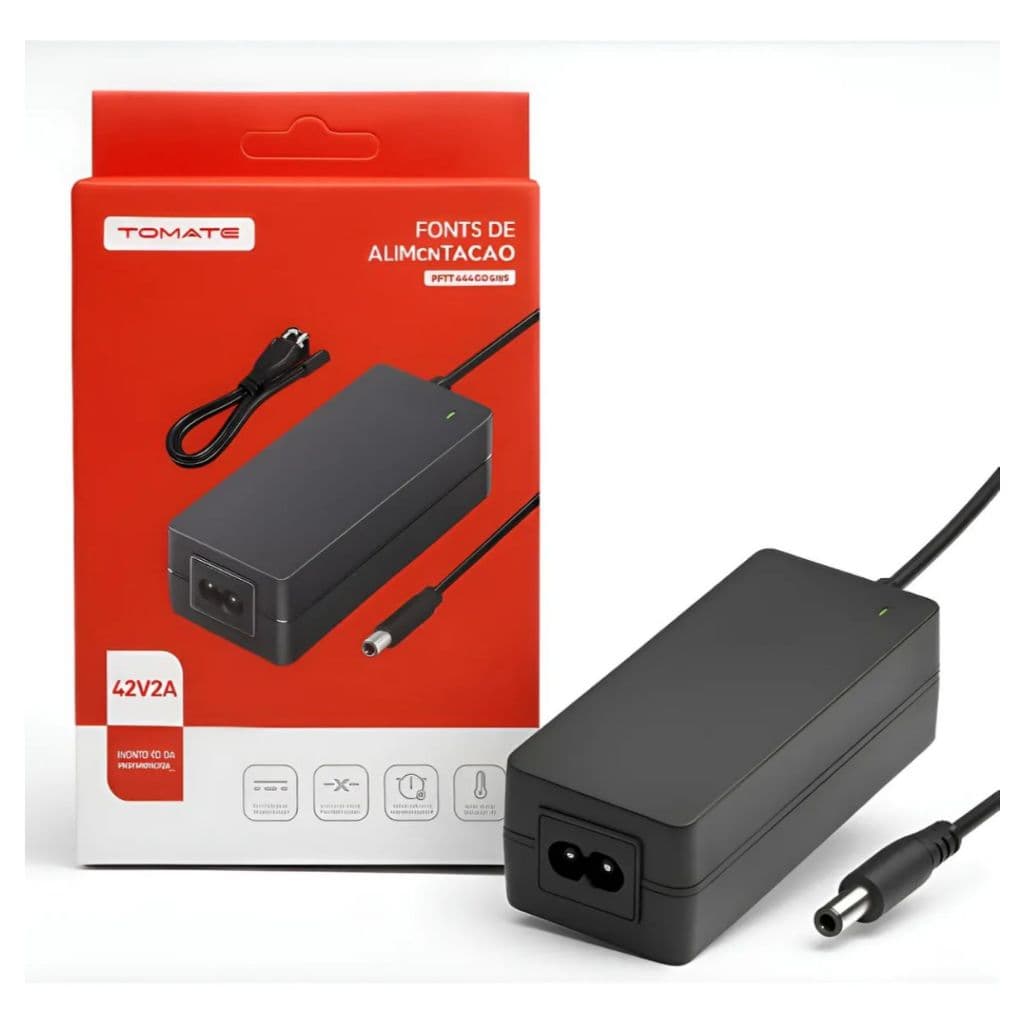 Fonte De Alimentação Tomate 42v 2a Mtt-42002xm Carregador para Panitenes Elétricos