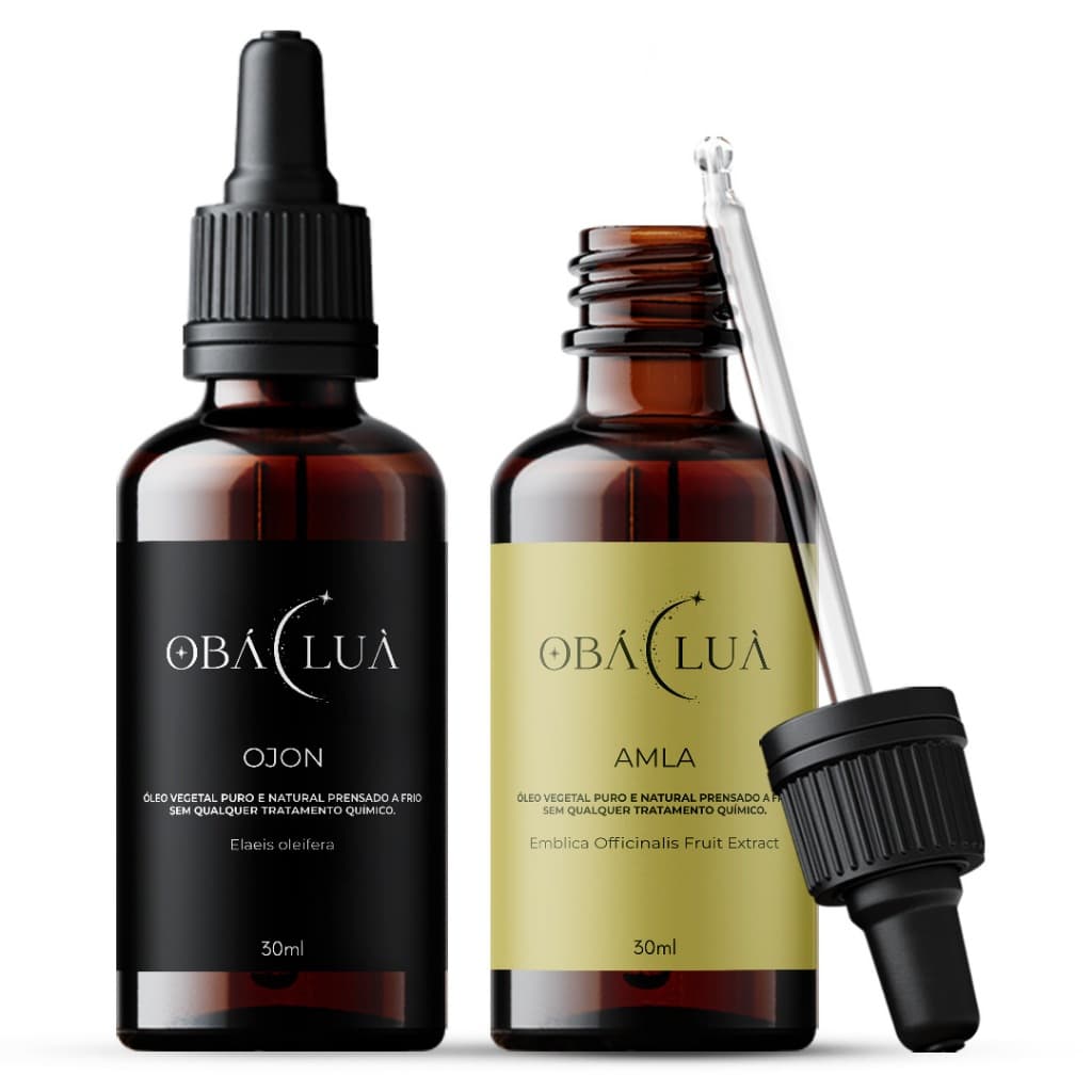 Kit Capilar OBÁ LUÀ Ojon e Amla - Óleos Vegetais Puros - Uso Capilar