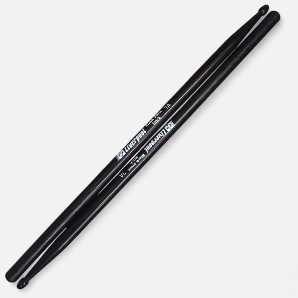Baqueta 7A Black Fiber Fibra Carbono