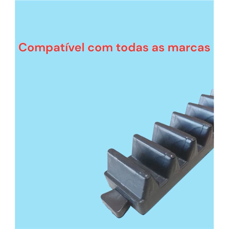 3 Metros de Gomo Cremalheira Para Portão Deslizante Peccinin/Rossi