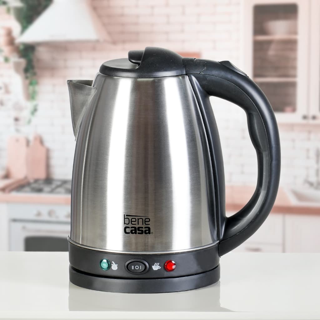 Chaleira Jarra Elétrica 220V  Bene Casa Select 1,8 Litros Inox Aço Inoxidável 220V Chimarrão e Café - ORIGINAL 220V