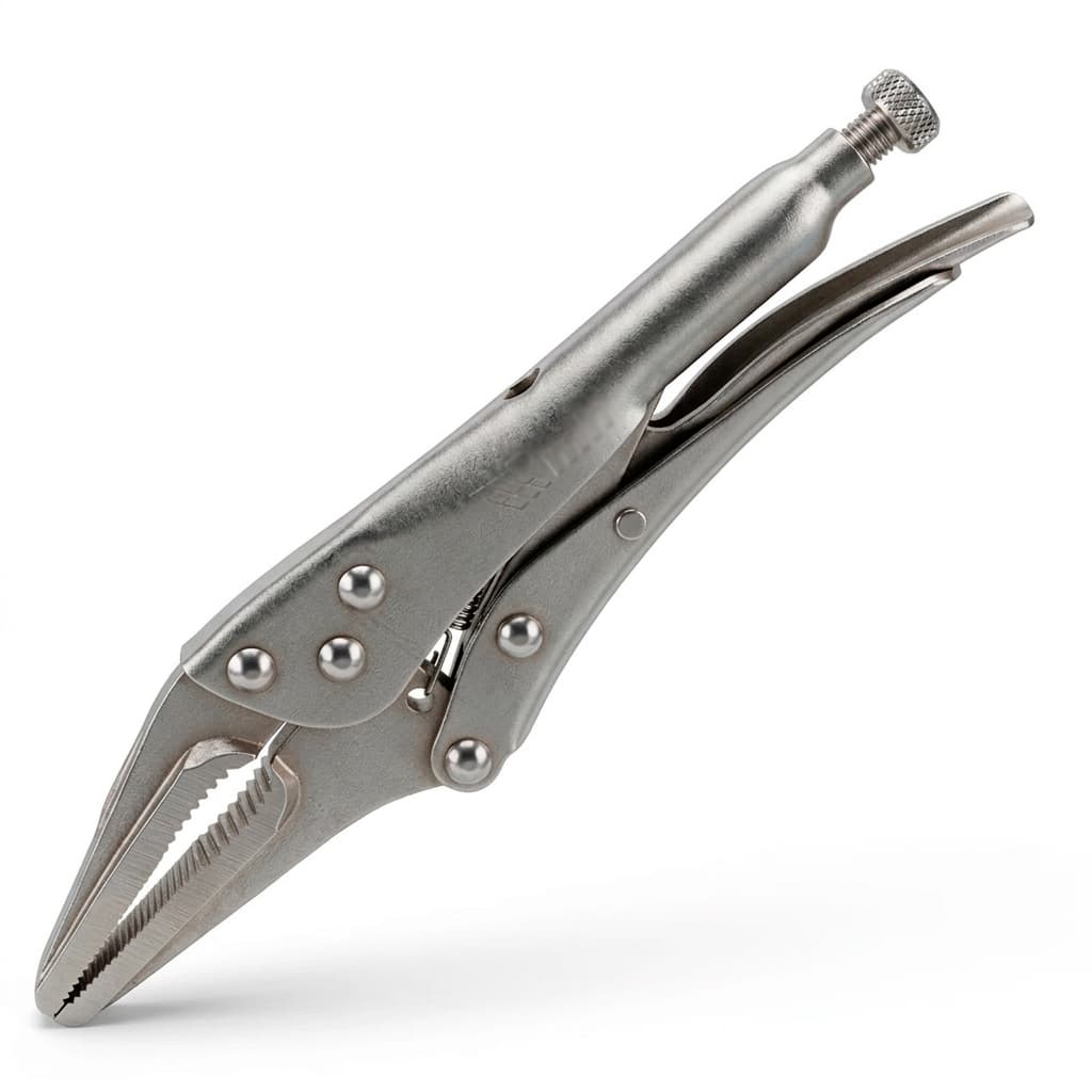 Alicate de Pressão 9 Polegadas Bico Longo 225mm MTX Fixação Canos Conexões